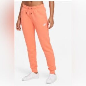 Nike Sportswear Club Jogger Pants Orange Sz XS